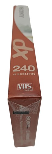 VHS Video Cassette vacío Sony dx 240 medios vacíos Película Video Cassette TV Audio NUEVO - Imagen 3 de 12