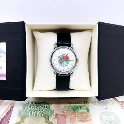   Vintage Sputnik Uhr Kirovskie Crab   50er Jahre UdSSR Poljot MCHZ1 Soviet SU