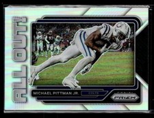 Michael Pittman Jr. - 2022 Panini Prizm All Out! Prizms Silver #AO-19 Colts