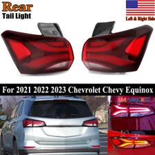 LED Rear Left+Right Outer Tail Light Brake Lamp For 2021 2022 2023 Chevy Equinox