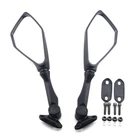 Left & Right Rearview Mirrors For Kawasaki Ninja ZX6R ZX636 2009-2023 Black