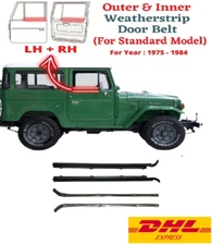 NEW Weatherstrip Door Beltline Seal With Vent TOYOTA LAND CRUISER FJ40 FJ45 BJ40