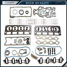 ECCPP Full Gasket Set Head Bolts For Chevrolet Silverado 1500 2500 99-01 4.8 5.3
