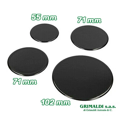 REX ELECTROLUX 4 CAPPELLOTTI PIATTELLI PER BRUCIATORI PIANO COTTURA ORIGINALI