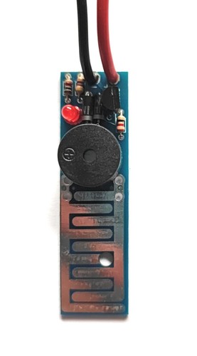 Mini gotas de lluvia alarma detector de agua, sensor de humedad activado kit pitido 12V - Imagen 3 de 6