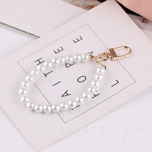 Téléphone Portable Breloque Cristal Fleur Rose Perles Lanière Cordon Chaîne Clés - Photo 2 sur 7