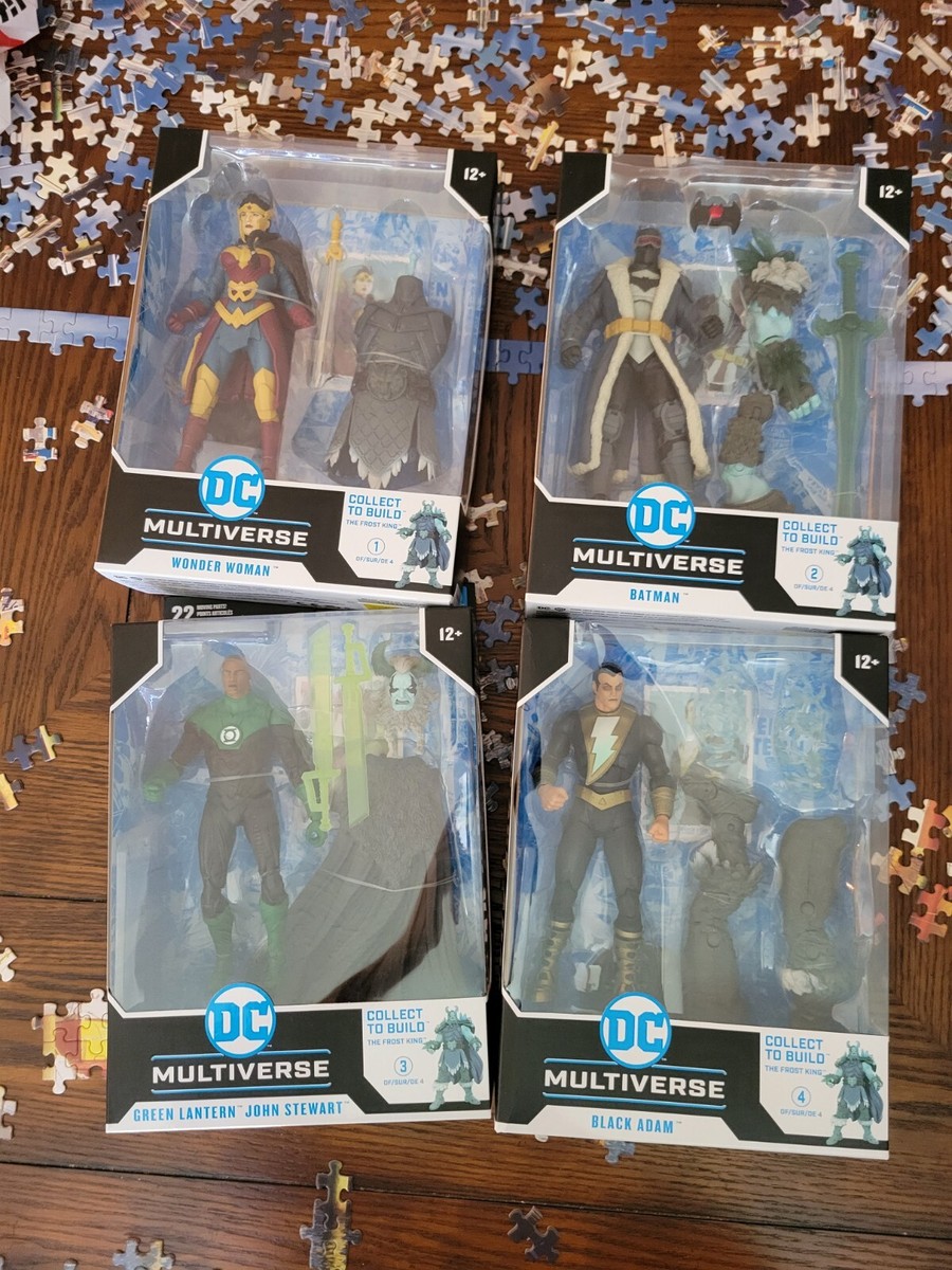 mcfarlane toys 新品未開封まとめ売り McFarlane DC Multiverse black adam 4 figure set FROST KING BAF