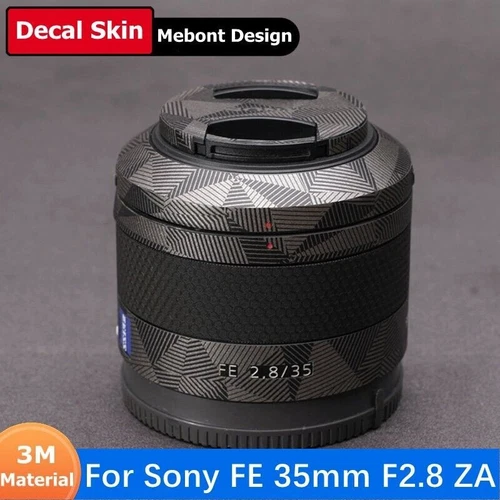 Mebont Decal Skin For Sony FE 35mm F2.8 ZA ZEISS Lens Sticker Vinyl Wrap Film