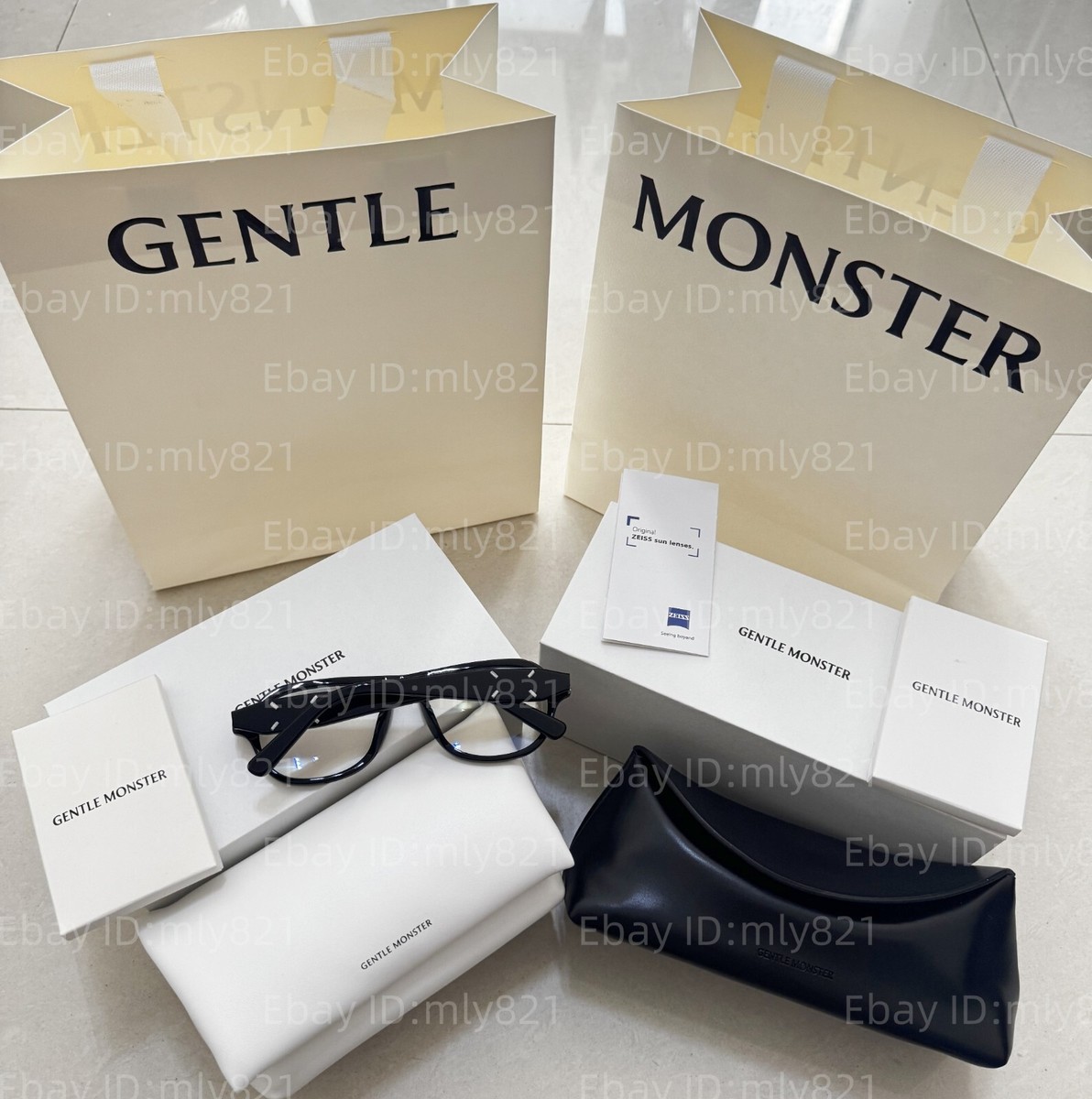 GentleMonster Sunglasses Maison Margiela x MM113 01 Black Frame