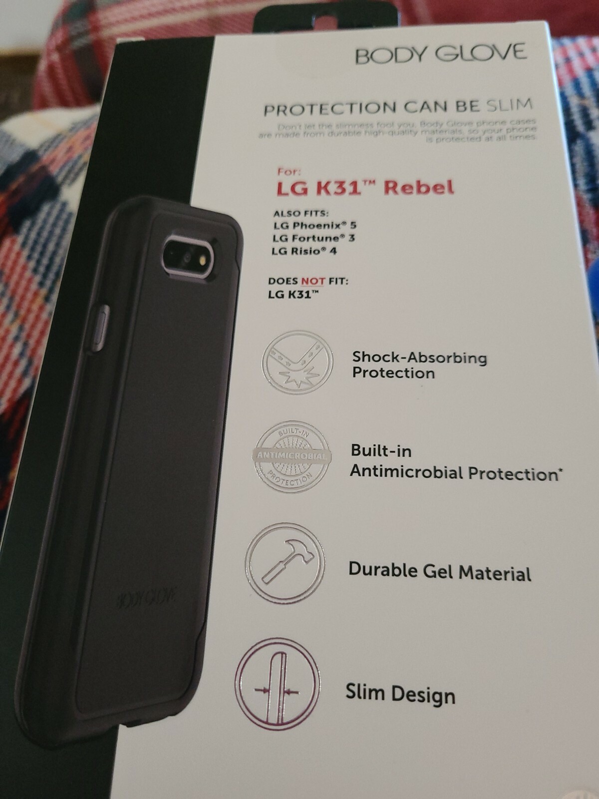 Body Glove Phone Case For LG K31 Rebel, LG Phoenix 5, LG Fortune 3, LG