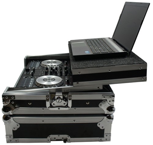Harmony HCMINILT Flight Glide Laptop Stand Road DJ Custom Case for Akai MPK-25 - Picture 3 of 12