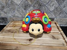 VTech Crazy Legs Learning Bug, Cute Baby Toy, Learn Shapes and Numbers Pull Toy