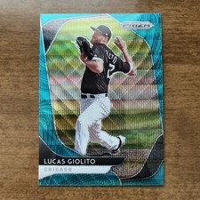 Lucas Giolito 2020 Panini Prizm Baseball Teal Wave Parallel