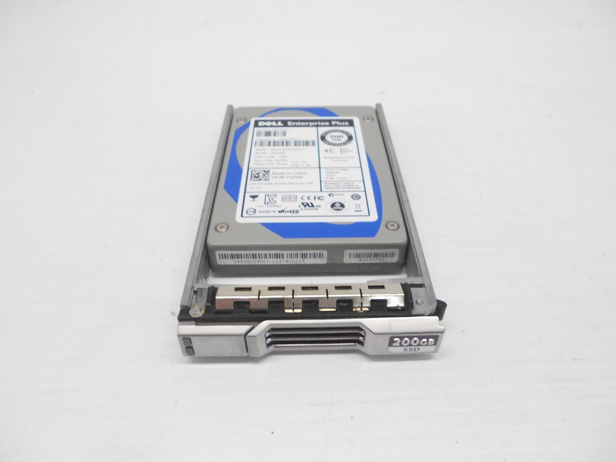Dell Equallogic 200GB SAS SSD Solid State Hard Drive PS6100 PS6110  PS6210
