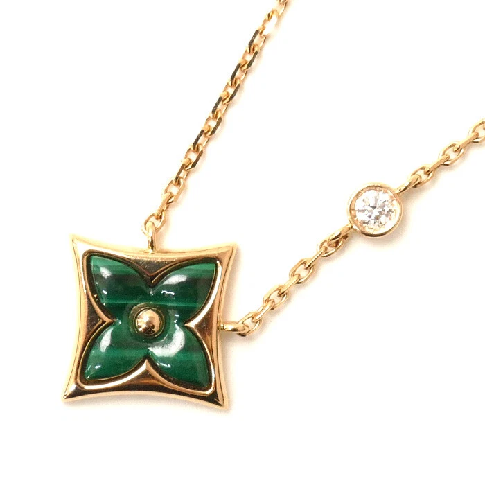 Louis vuitton star blossom necklace in pink gold with diamonds deals
