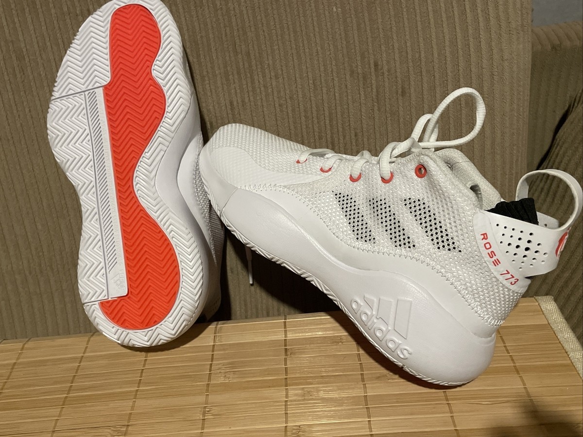 Adidas Men's D Rose 773 Basketball Shoes White And Red size 4.5 | eBay