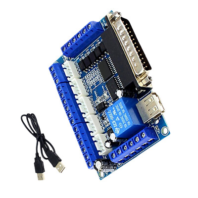 CNC MACH3 MPG USB to Parallel LPT Port Converter 5 Axis Motion Controller