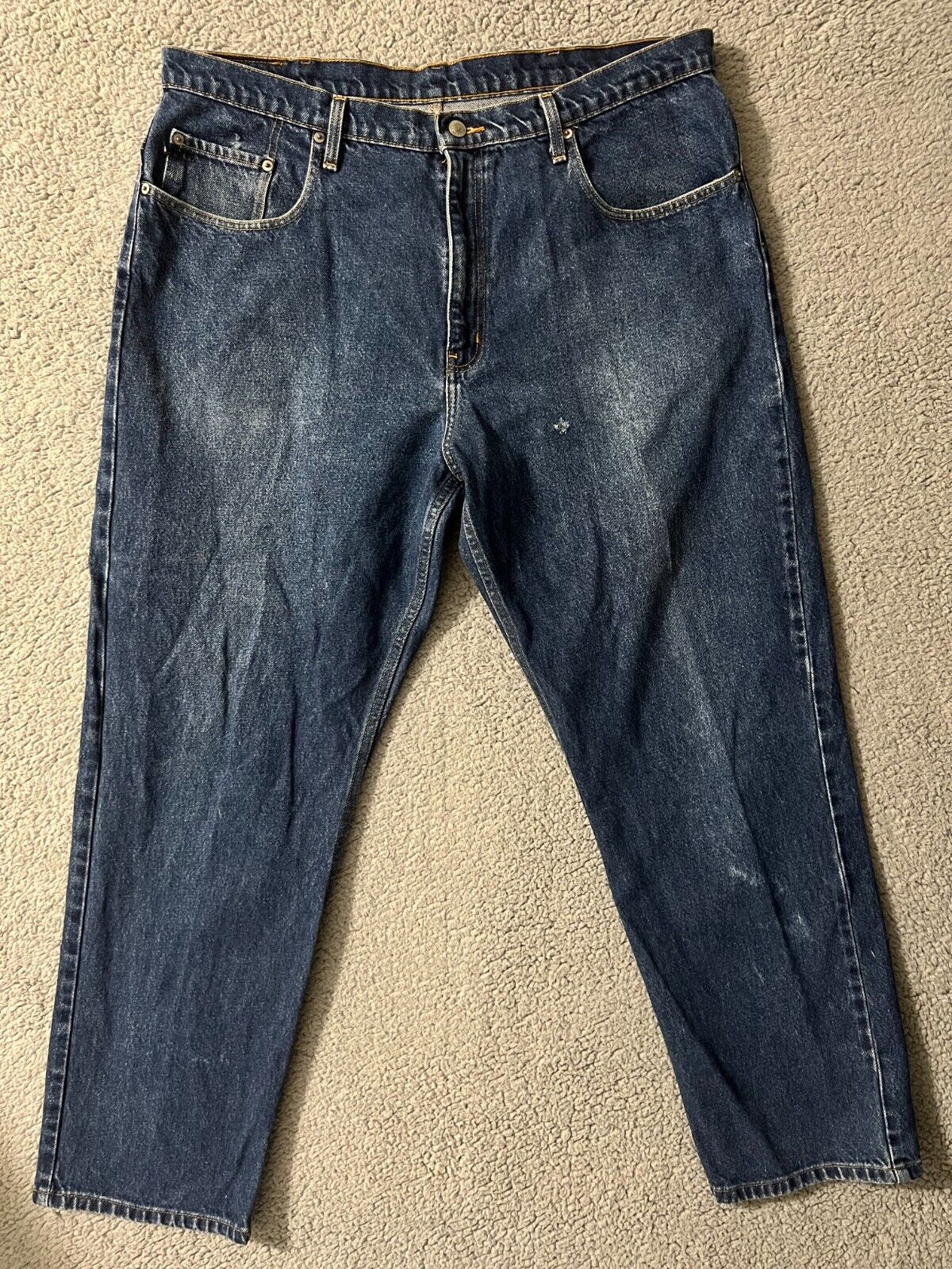 VTG Polo Ralph Lauren RL Jeans Mens 40X32 Blue St… - image 1
