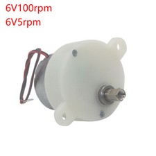 JS30 DC6V Micro Reduction 32mm Gearbox Mute Plastic Gear Motor 5RPM 100RPM,DIY