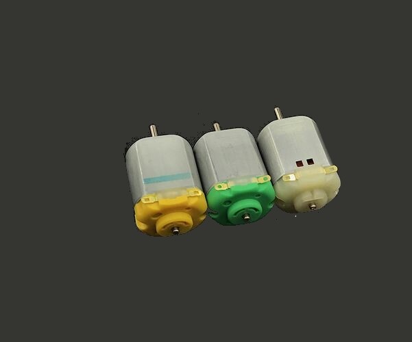 Motor común de juguete eléctrico de 1,5 V - 12 V