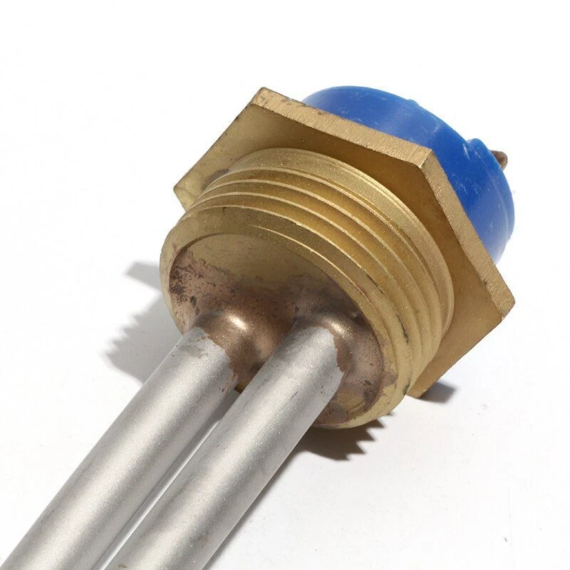 Elemento calentador de agua plegable atornillable 1 pulgada NPT 1KW-6KW 201SS eléctrico tubular Foto 3 de 4