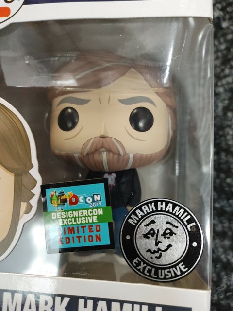 Funko Pop Mark Hamill 27 DesignerCon 2019 Black Lavabear Shirt D-con for sale online | eBay