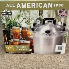 ALL AMERICAN 1930-925 Pressure Canner 25 Quarts Capacity, New In Box