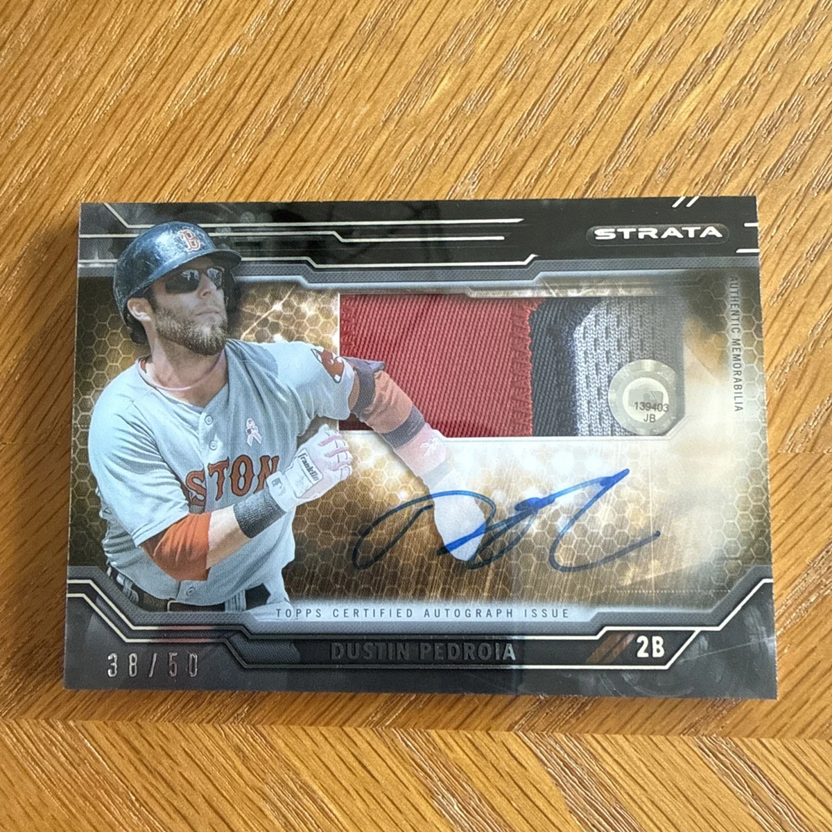 Dustin Pedroia Autograph Baseball Trading Cards for sale | eBay