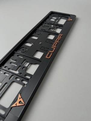 CUPRA chrom 3D-Effekt Kennzeichenhalter Nummernschild