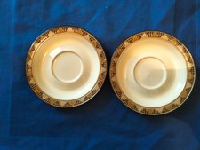 DENBY Ware Blue Tea / Coffee Saucers  x 2