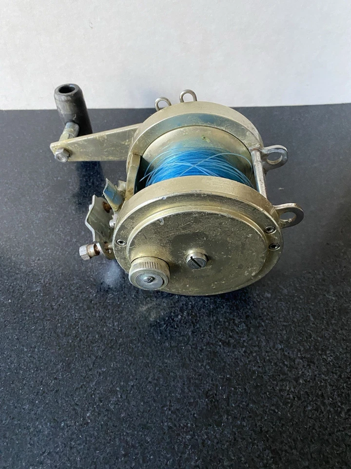 Carrete de pesca Everol Graveglia SPEICAL 4/0 palanca arrastre Penn Intl. Tiagra. Raro Foto 4 de 4