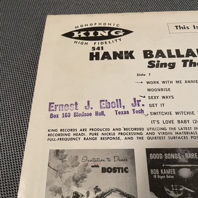 HANK BALLARD AND THE MIDNIGHTERS - THEIR GREATEST JUKE BOX HITS