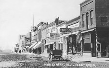 Main Street View Drug Store Blackfoot Idaho ID - Reprint