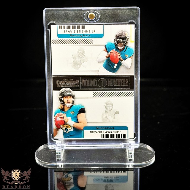 Trevor Lawrence Travis Etienne DUAL ROOKIE CARD RC SSP Style INSERT PANINI NFL!