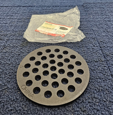 (QTY 2) Sioux Chief 846-S3PK: 5-Inch Cast Iron Strainer Black