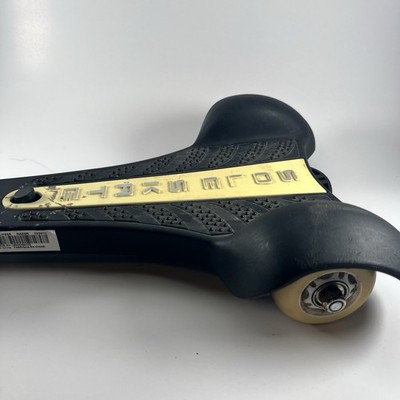 Whiptide Caster Board Two-Wheel Waveboard Black Gold Classic Street Skateboard
