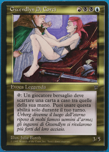 Gwendlyn Di Corci Legends (ITALIAN) NM (Reserved List MTG Magic Card) (495267)
