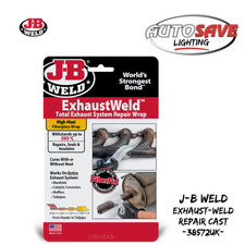 JB WELD - Exhaust Weld Repair Cast ~ 2x 72 Inch Fibreglass Wrap ~ (38572UK)
