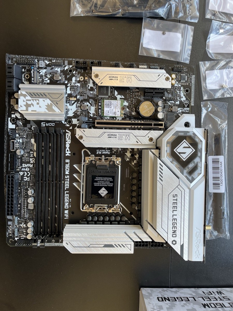 ASRock B760M Steel Legend WiFi Motherboard Intel 14th GEN CPU