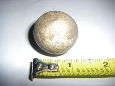 AUTÉNTICO ARTEFACTO INDIO 1-1/4" PRIMITIVO INDIO JUEGO BOLA DE PIEDRA MEDIO OESTE