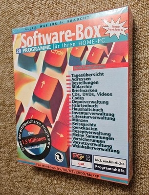 Software-Box Vintage Retro Windows Programme VCA Big Box PC sealed / verschweißt
