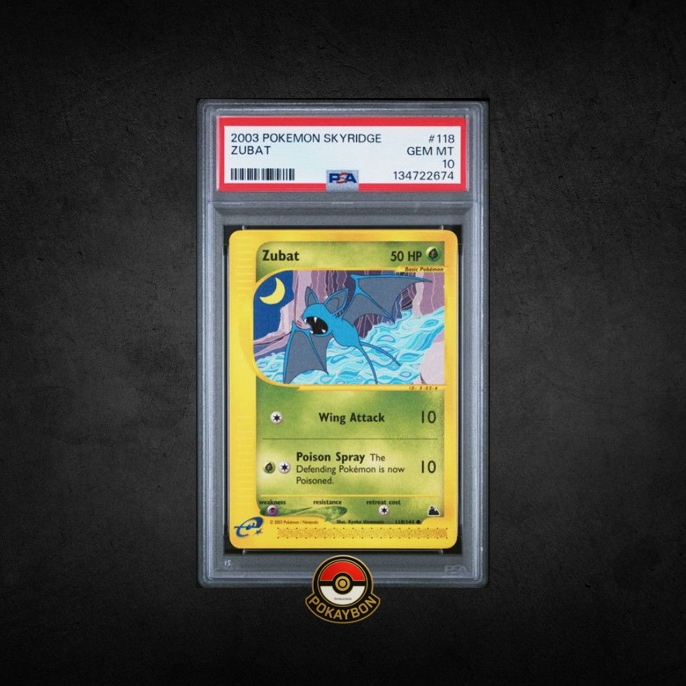 2003 Pokémon Skyridge #118 Zubat PSA 10 (New Cert) (Umemoto)
