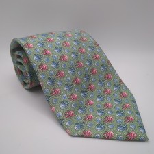 Vineyard Vines Crab Tie 3 1/2" Wide, 100 Imported Silk, Shep  Ian 
