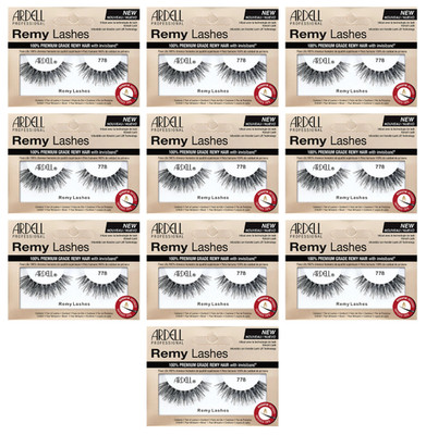 Lot 10 Pairs ARDELL Remy Lashes 778 Premium-Grade False Eyelashes Black