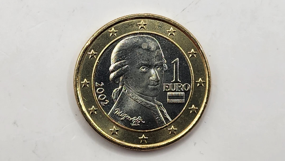 MONEDA 1 EURO Austria Año 2002, Wolfgang Amadeus Mozart EUR 40,00 - ES