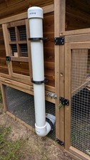 DIY 2" PVC Pipe Chicken Coop Feeder Mounting Kit