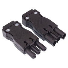 3 Pole Male and Female Locking Lighting Connector 16A