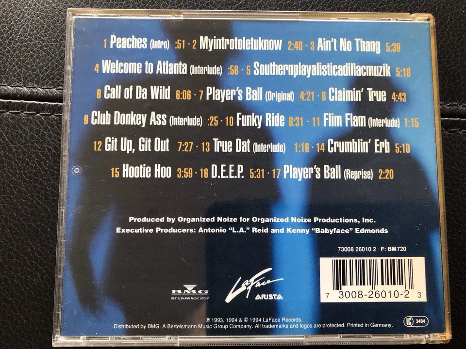 OUTKAST - Southernplayalisticadillacmuzik , CD 1994 , Conscious Hip Hop - Bild 3 von 3