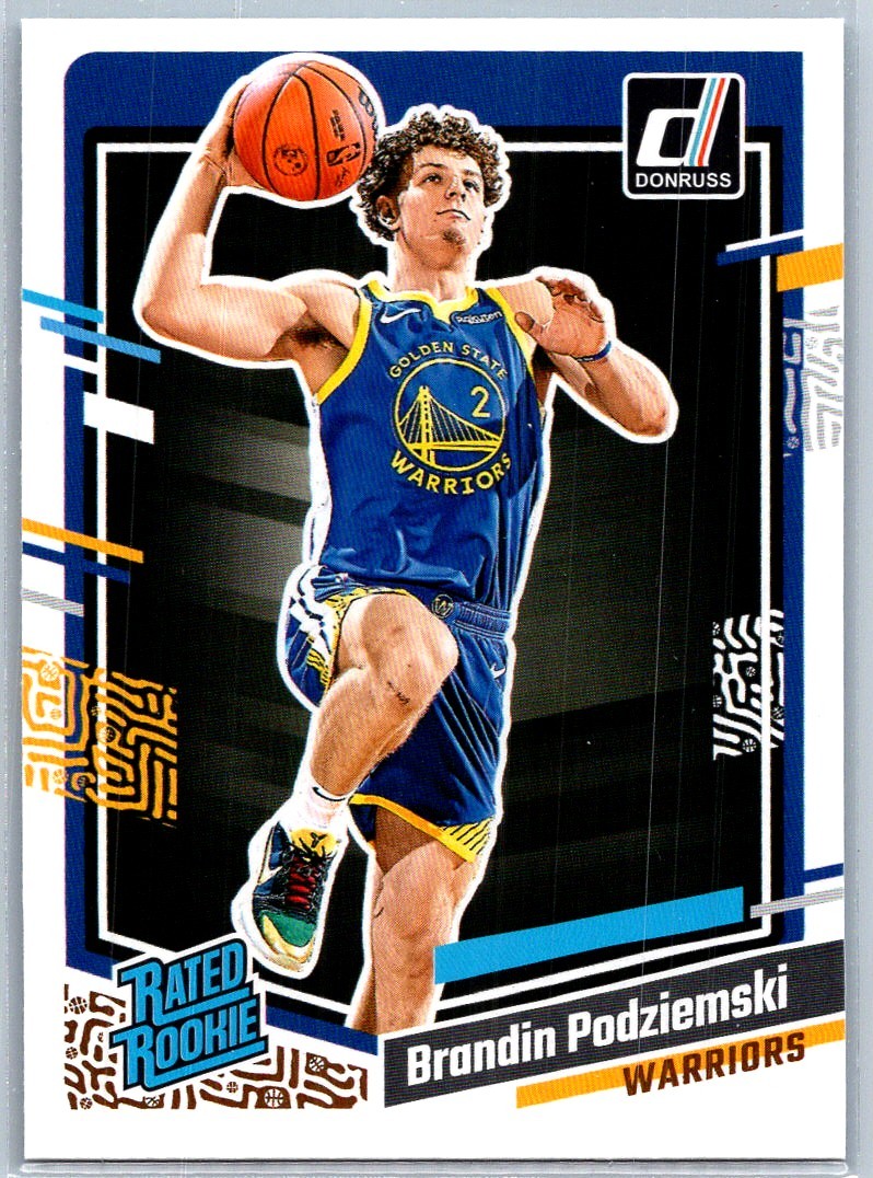 Brandin Podziemski 2023-24 Donruss Rated Rookie Rookie #249 Golden State