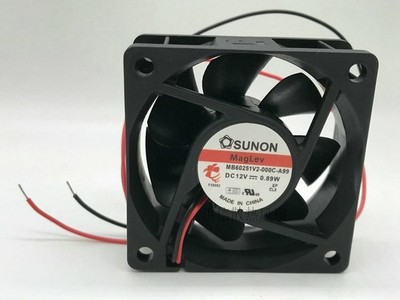 1 PCS     Fan  MB60251V2-000C-A99  DC12V 0.89W  6025 6CM 2 Wire #wd